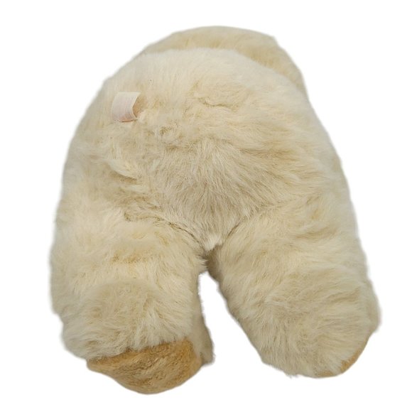 Vintage Fairview Dog Puppy Plush 19" Stuffed Animal Toy Black Eyes Ears - Picture 7 of 10